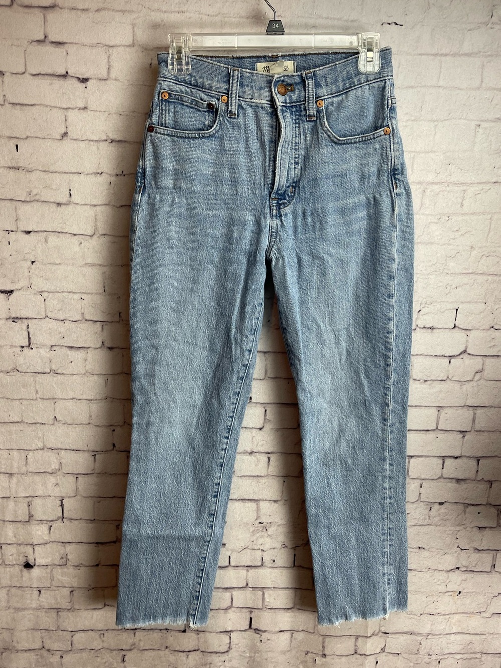 Madewell size 24 the perfect vintage Jean Midwash